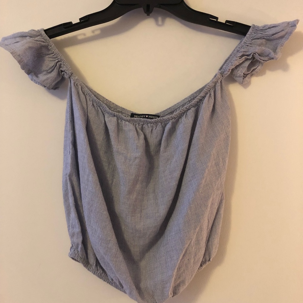 off the shoulder tank